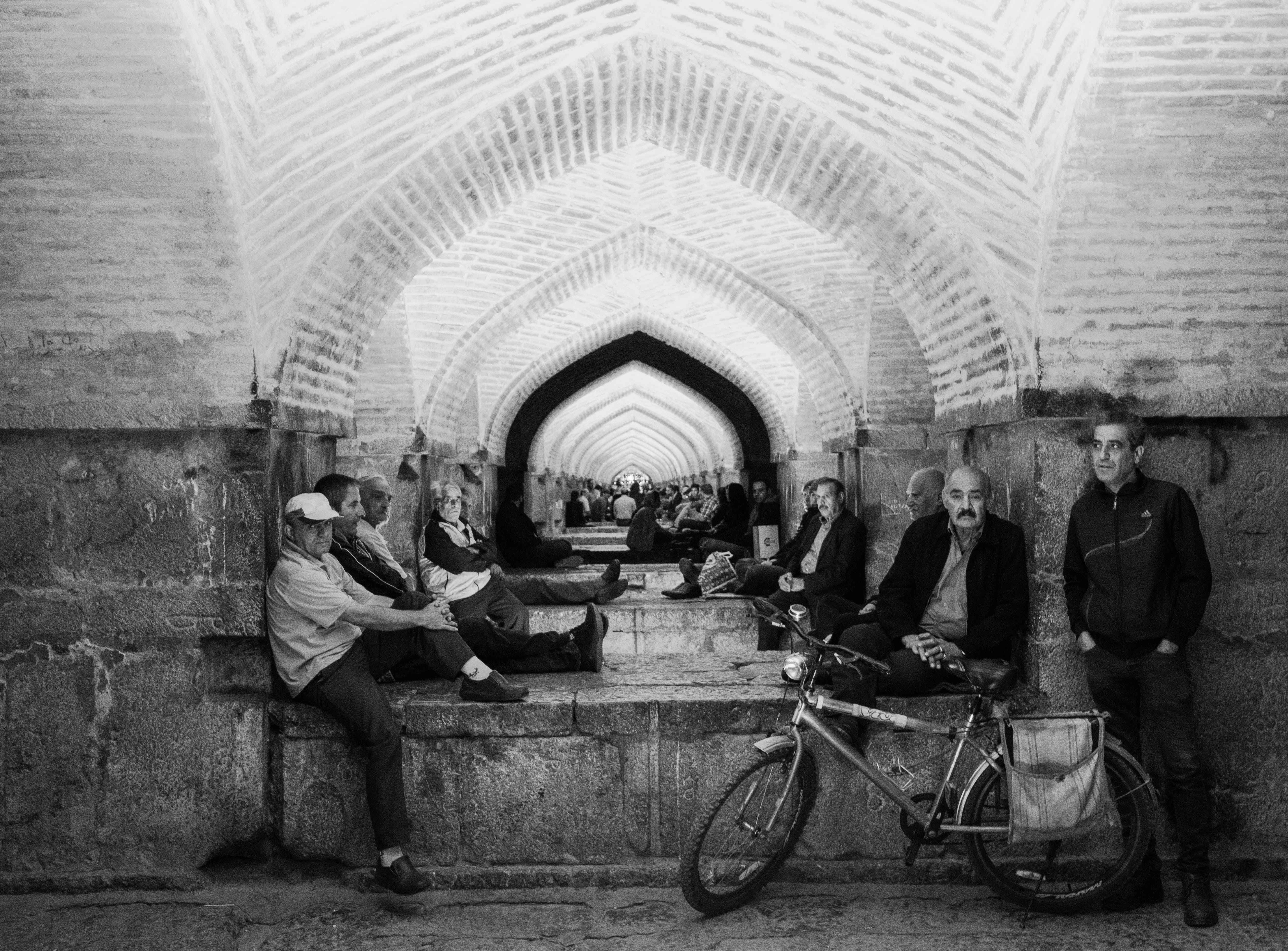 Meeting under of Bridge