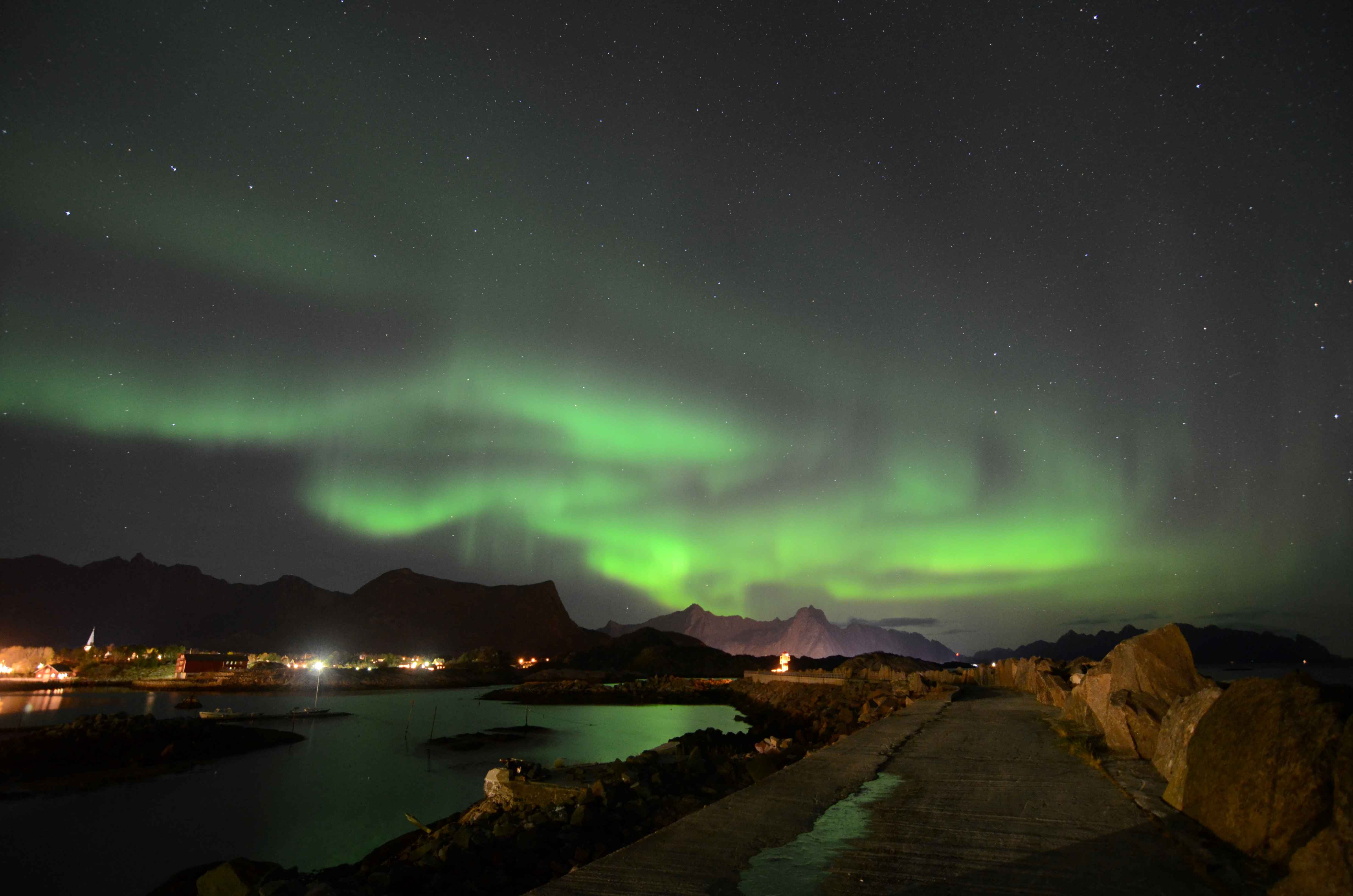 Colours explosion in Norwegian sky