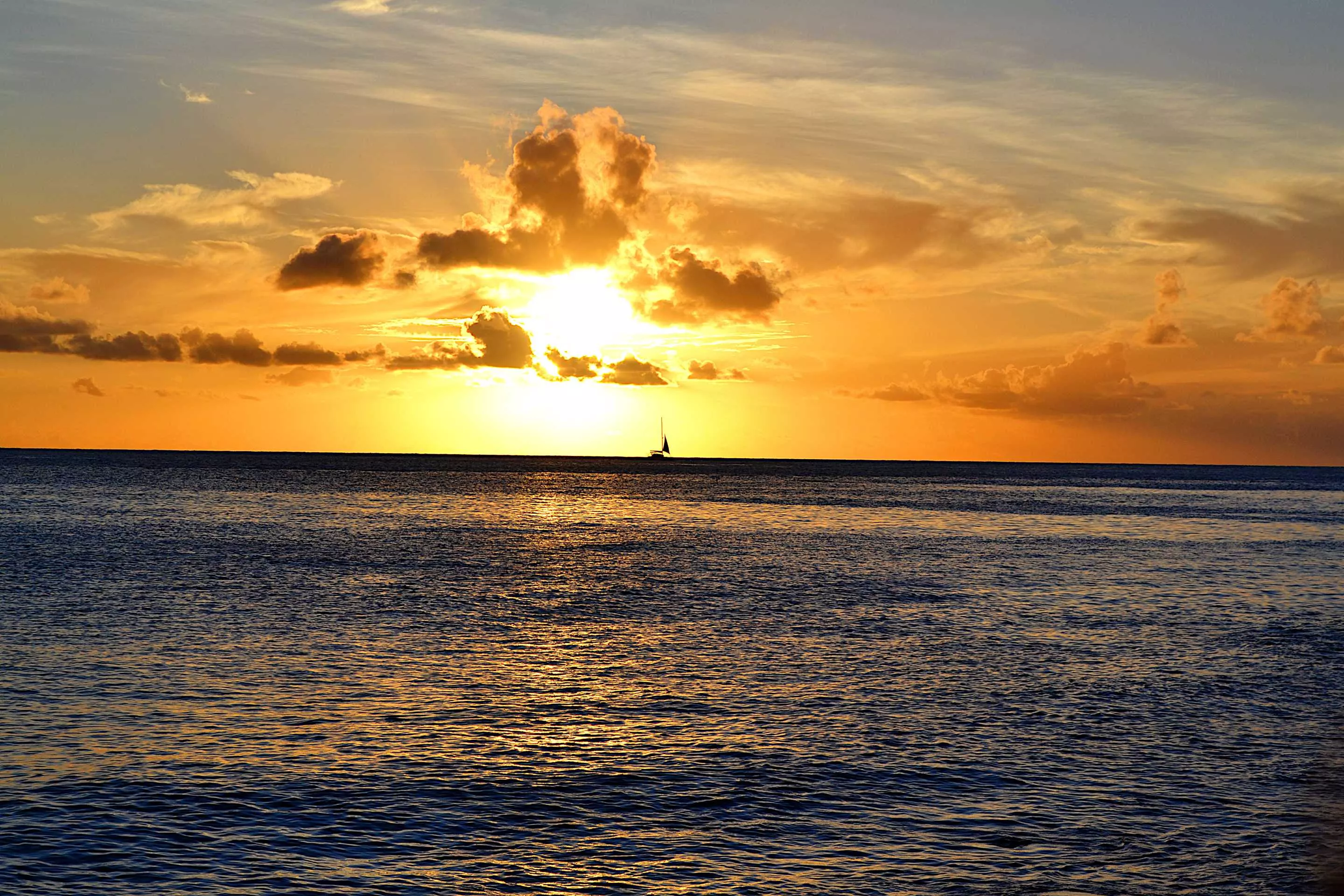 Caribbean sunset