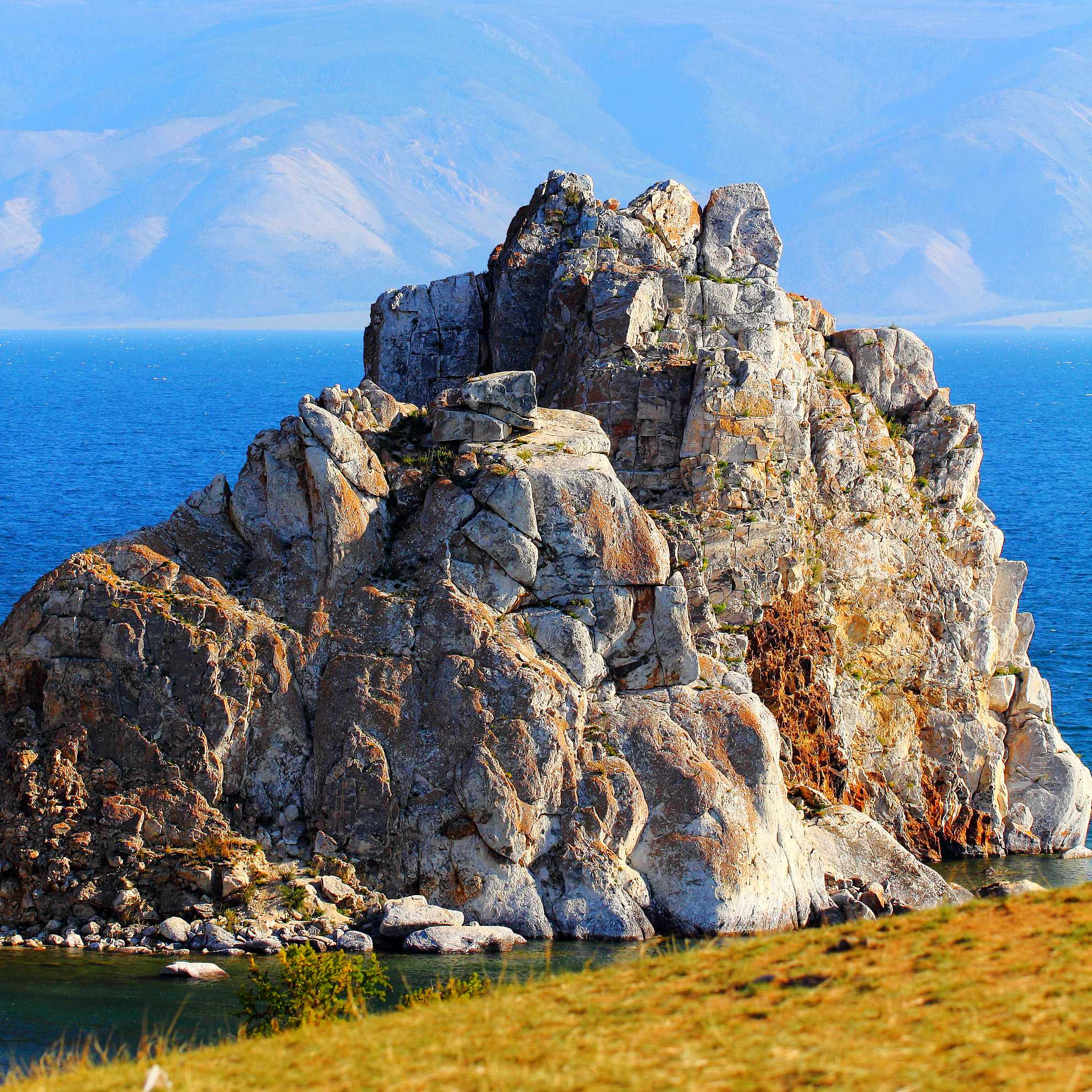 Shamanic skyscraper on Olkhon island...