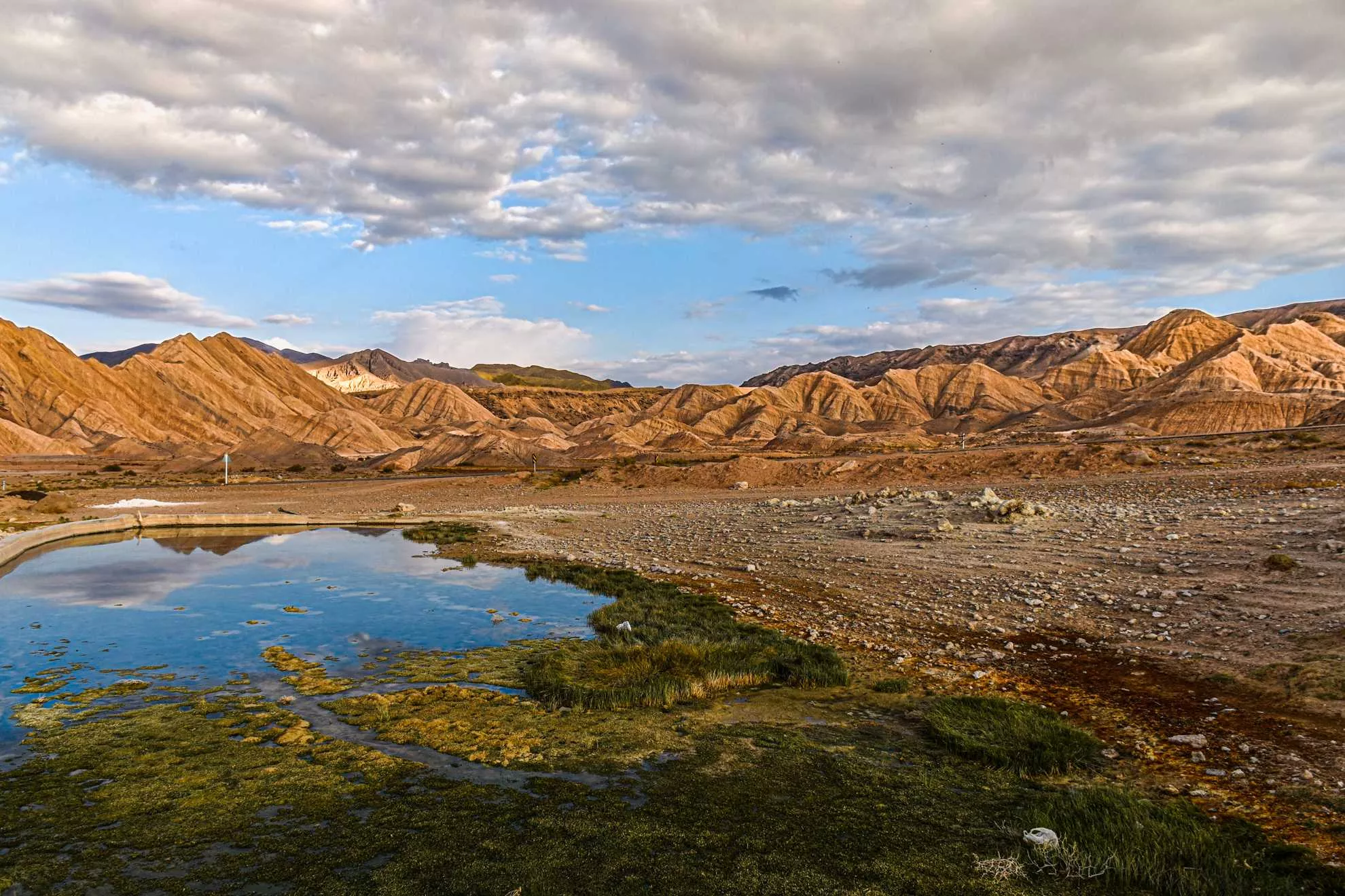 A quiet pond in the mountains